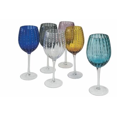 Set of 6 Shiraz glasses