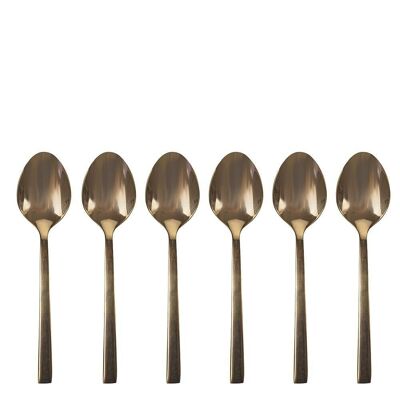 Set of 6 copper Lexingthon spoons