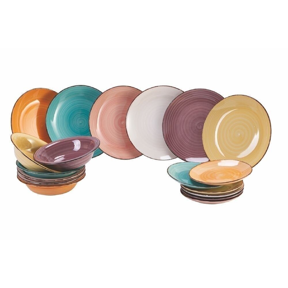 18-teiliges Tafelservice Baita Aquarell