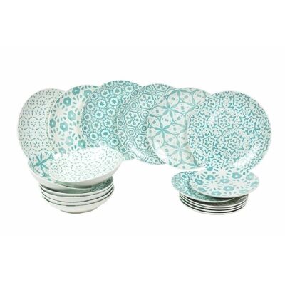 Bodrum Light 18-piece table service