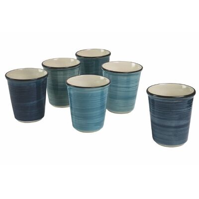 Set of 6 water glasses Baita Acqua Ocean