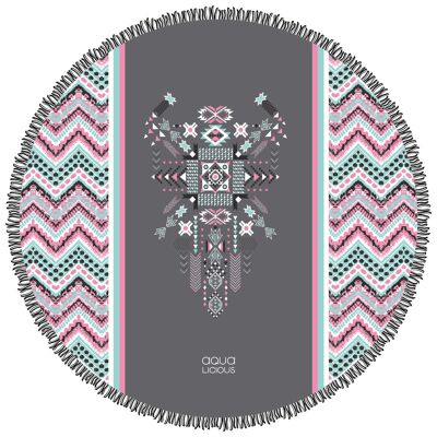 Roundie Handtuch Aztec Pink
