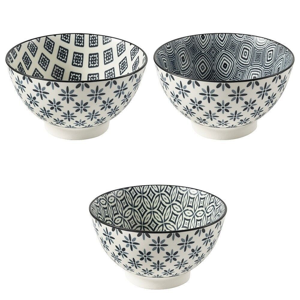 Doppelte blaue Schale