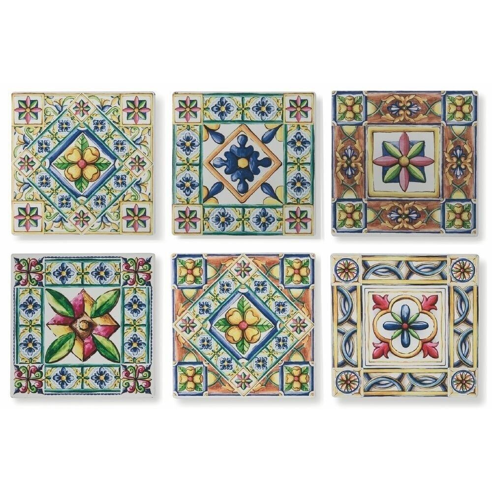 Coastal 6ass quadratischer Untersetzer.