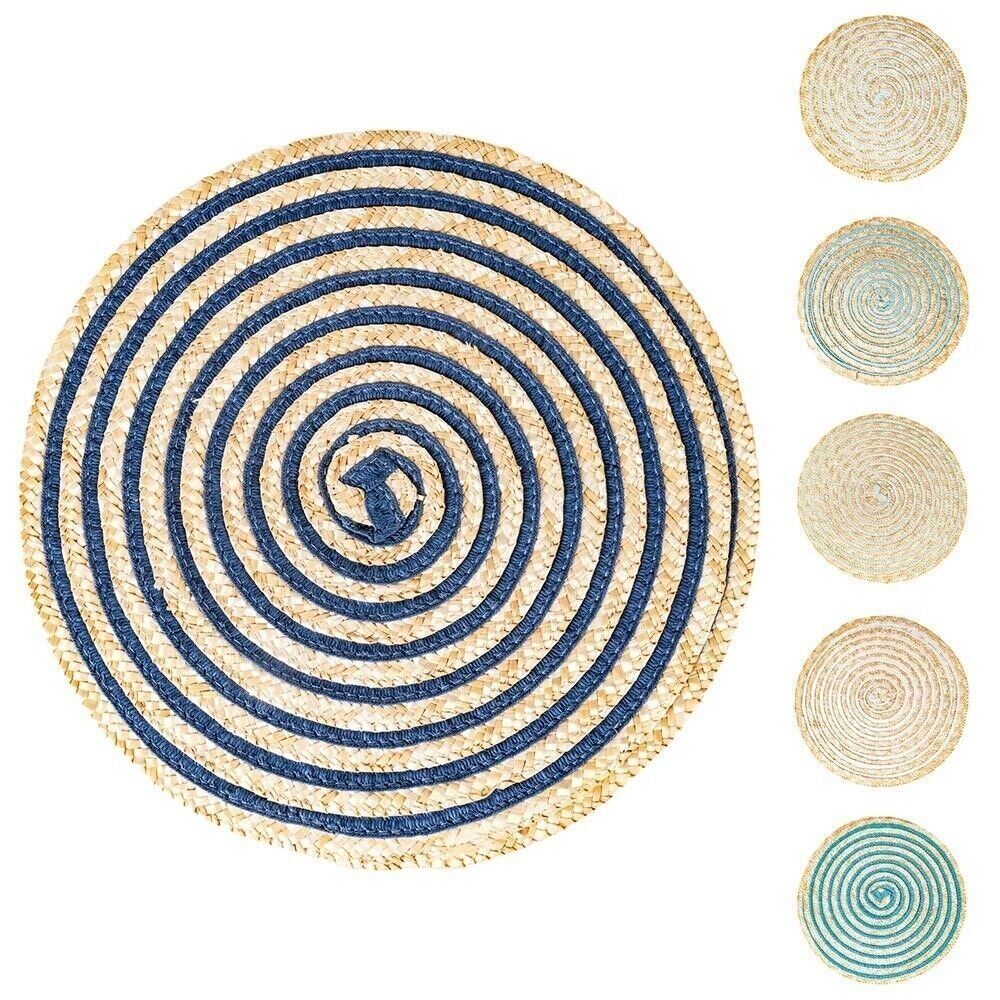 Set de table rond Spiral Ocean 6ass.