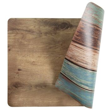 Set de table rectangulaire en bois