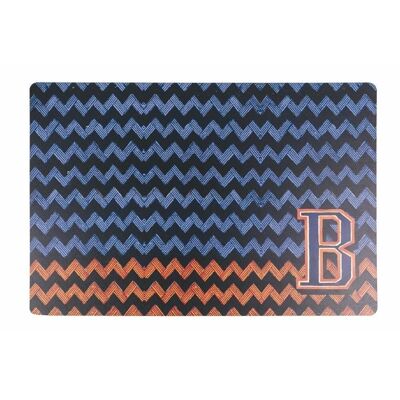 Monogram letter B placemat