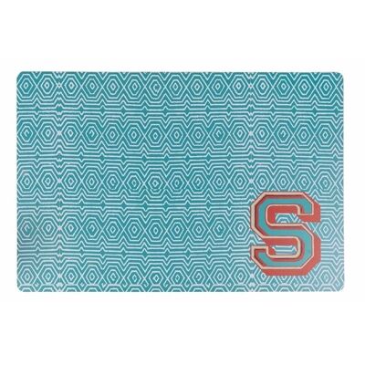 Monogram letter S placemat