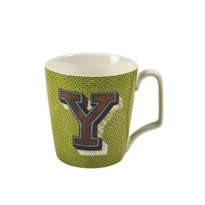 Monogram letter Y mug
