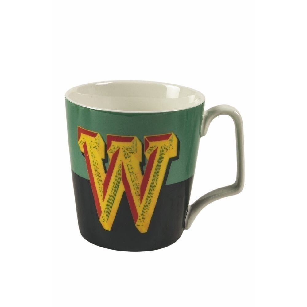 Monogrammbecher Buchstabe W