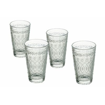 Set of 4 New Marrakech soft drink glasses