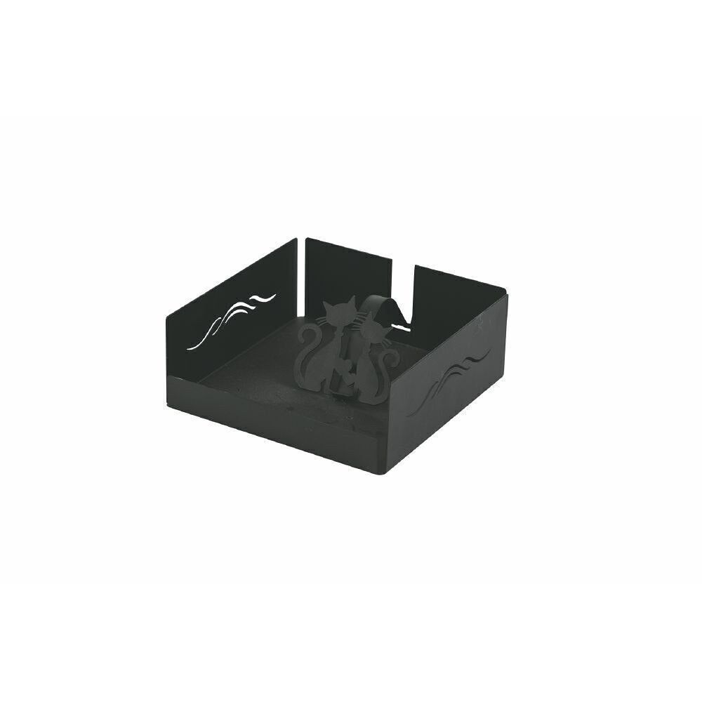 Serviettenhalter Schwarze Katze
