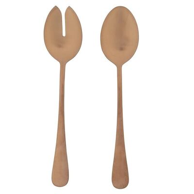 Set of 2 New Modern rose gold insata cutlery