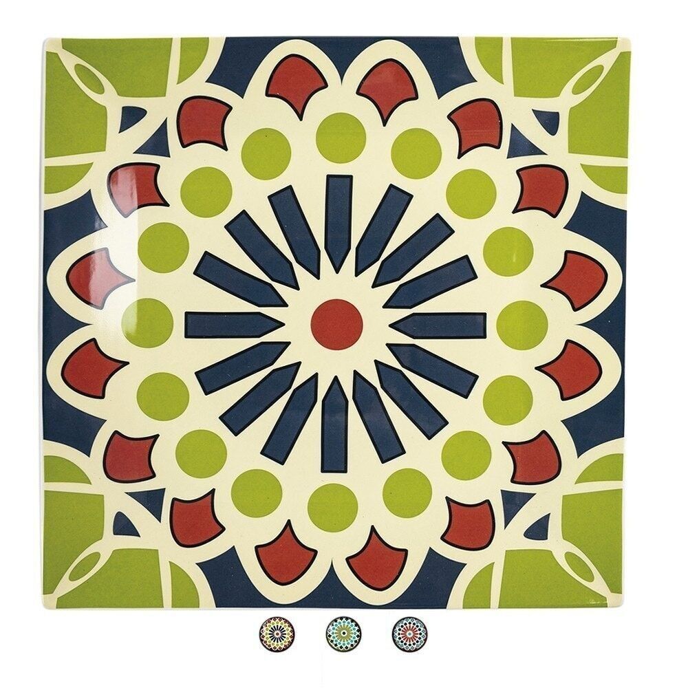 Piatto quadrato Agadir 6ass.