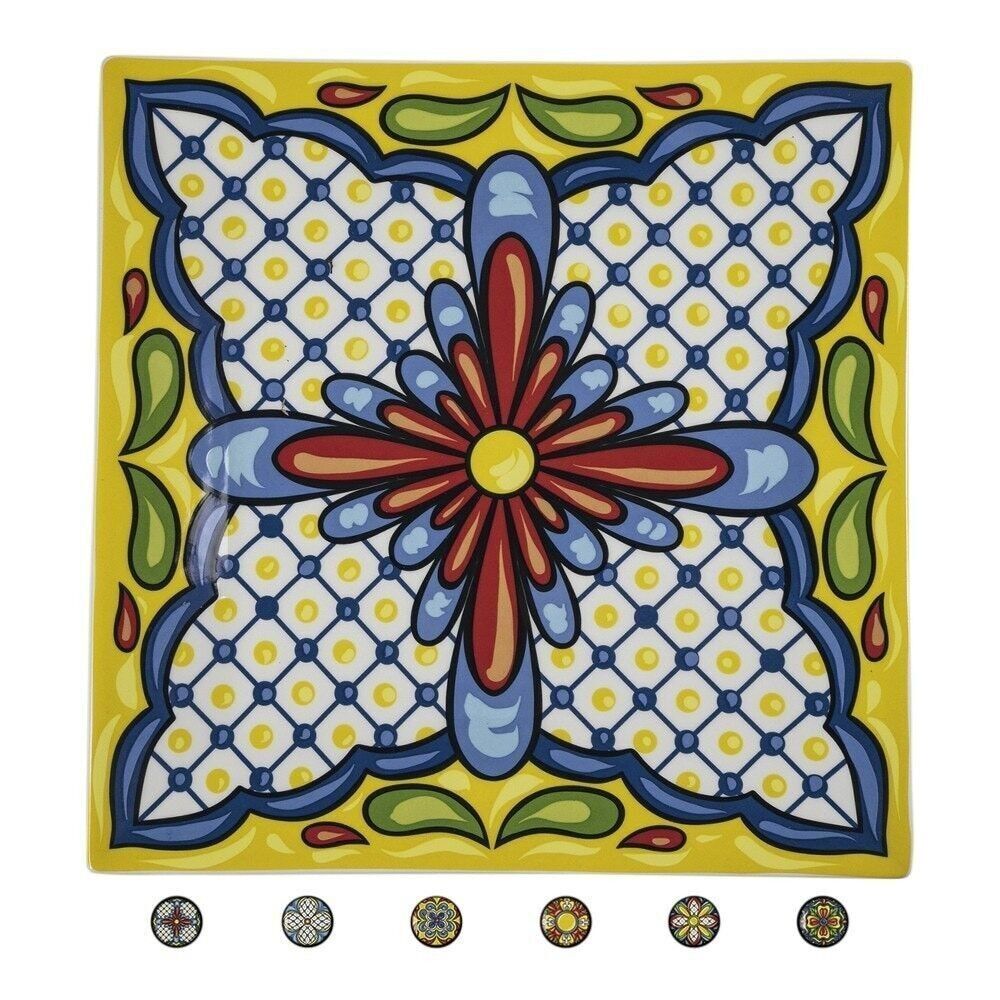 Riviera May Teller quadratisch 6sort.