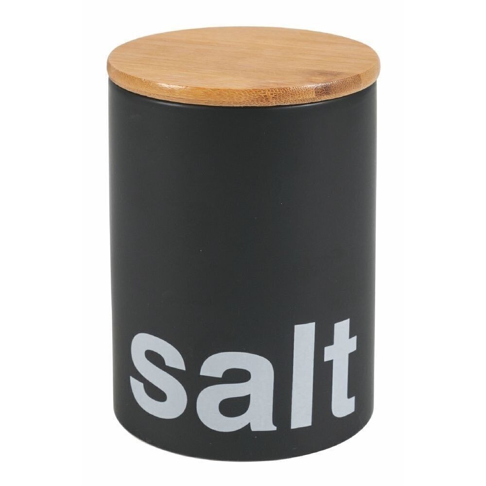 Salzbehälter aus schwarzem Bambus
