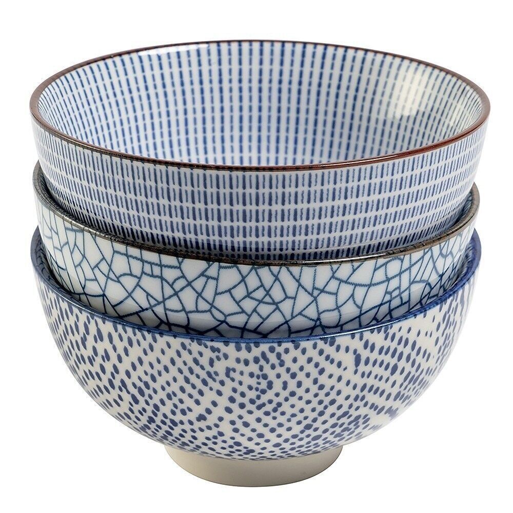 Schälchen Confusion blau 3as.