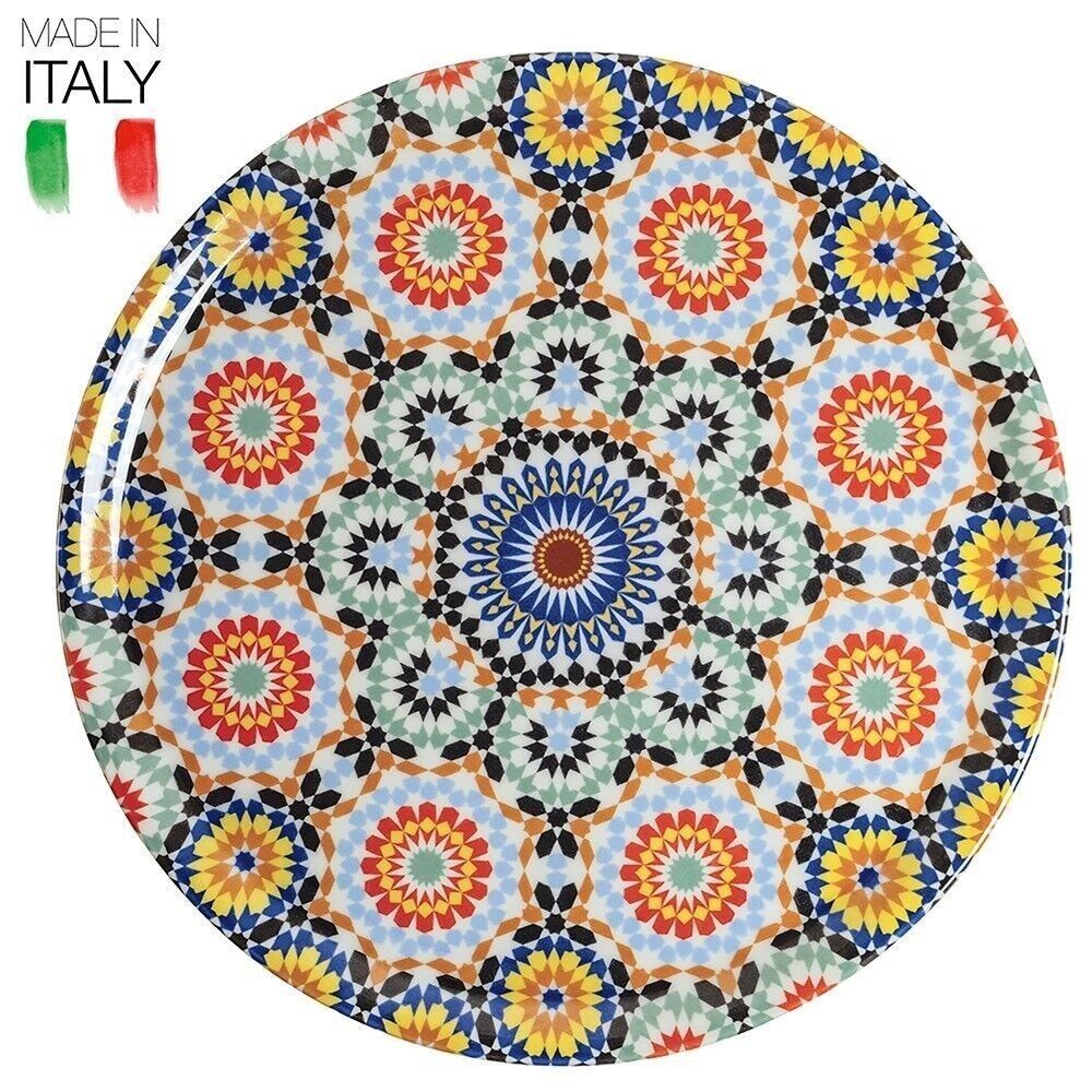 Quadratischer Teller aus Marrakesch