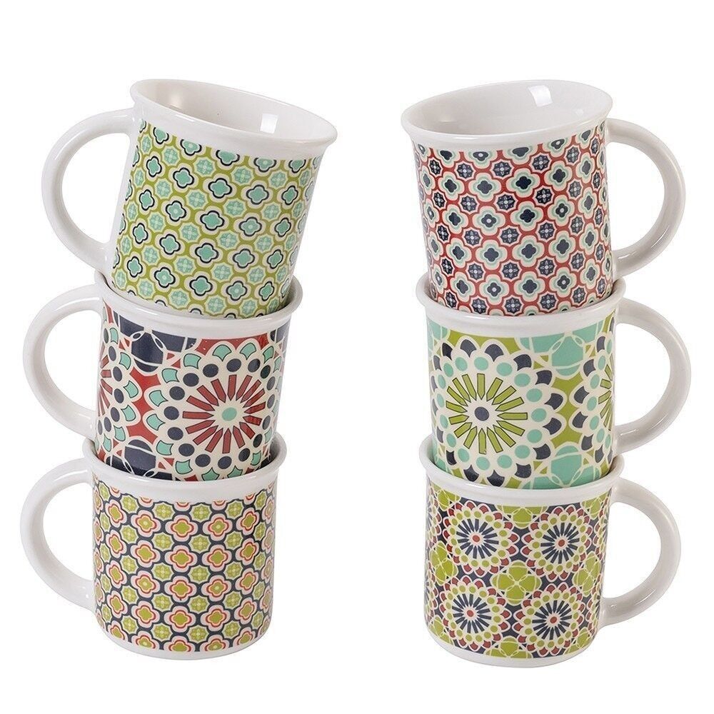 Set mit 6 Agadir-Kaffeetassen