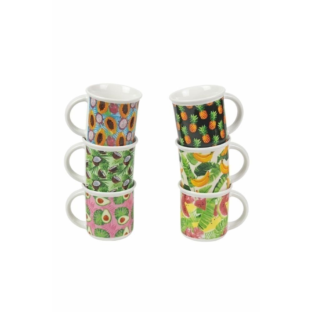 Set mit 6 Esotica-Kaffeetassen