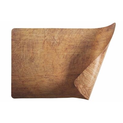 Mantel individual rectangular de madera