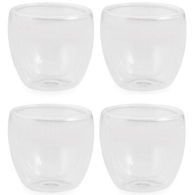 Set de 4 tazas Moka sin asa