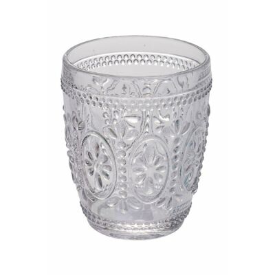 Set of 6 transparent Imperial water glasses