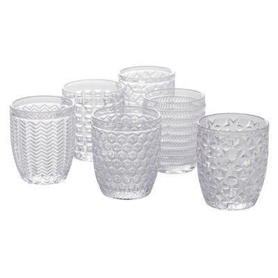 Set of 6 Geometrie water glasses