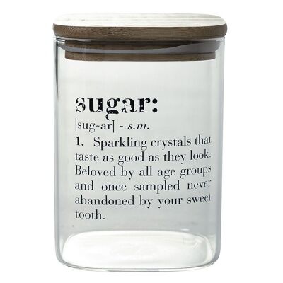 English Victionary sugar jar