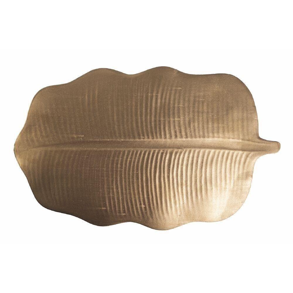 Gold-Dschungel-Blatt-Tischset