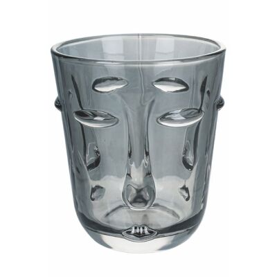 Bicchiere acqua Vis à Vis grigio scuro