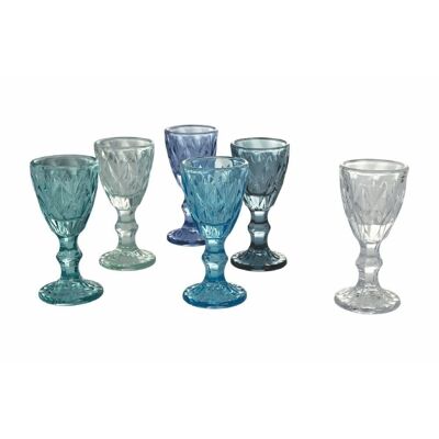 Set of 6 Prisma Ocean liqueurs