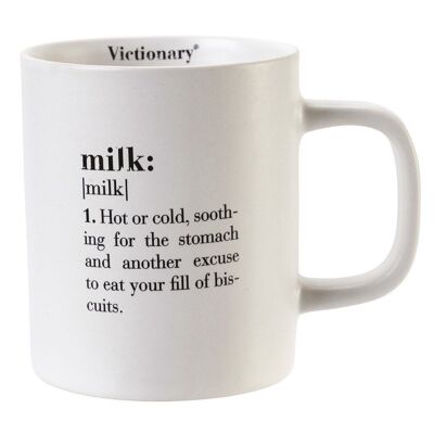 Taza de leche/latte victoriano