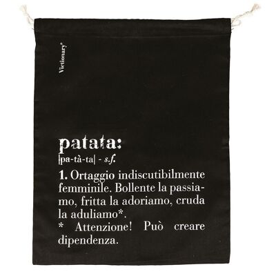 Black Victionary potato bag