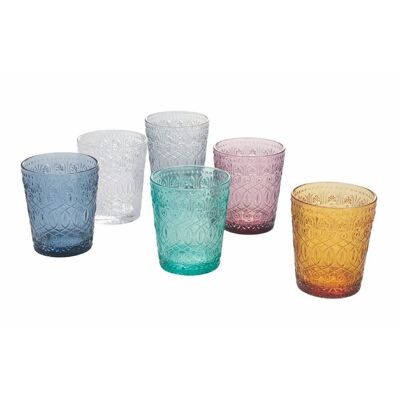 Set of 6 Classic Nouveau water glasses