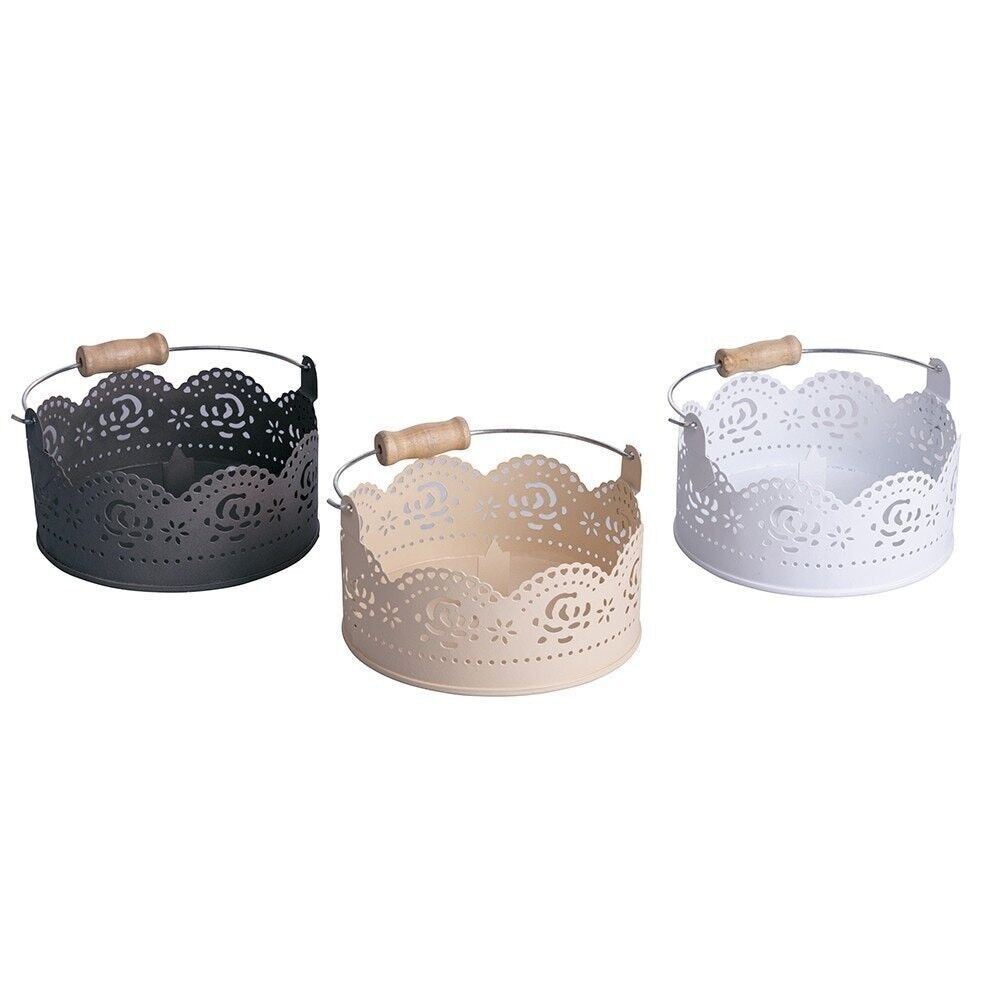 Happy Garden Untersetzer Creme, Puder und Taubengrau 3ass.