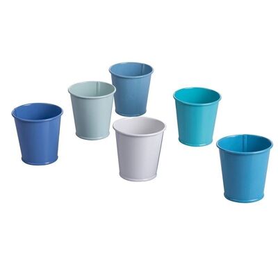 Set of 6 glass holders Baita blue