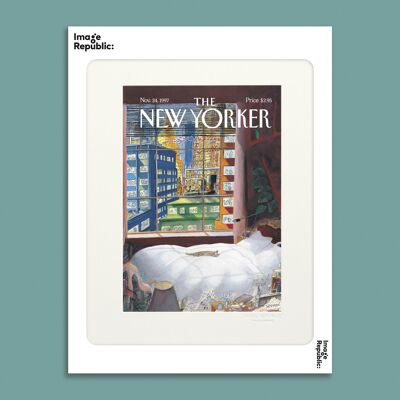 POSTER 30x40 cm THE NEWYORKER 226 SEMPE CAT SLEEPING BY THE WINDOW
