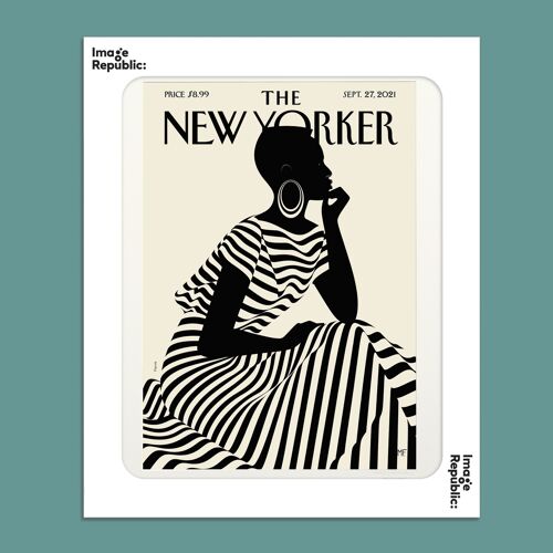 AFFICHE 40X50 cm THE NEWYORKER 223 MALIKA FAVRE COMPOSED