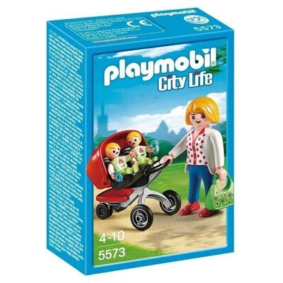 Playmobil City Life Mamá  +Carrito Gemelo