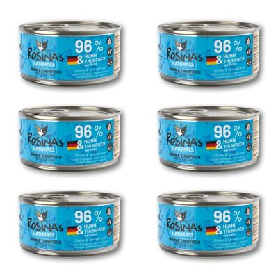 Huhn & Thunfisch, 6 x 100 g Dose