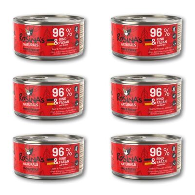 Beef & Pheasant, 6 x 100 g can