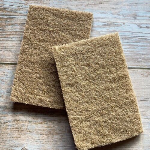 Biodegradable Sponge, Coconut Non Scratch Scourers Pack of 2