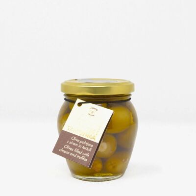 Oliven mit Trüffel Käse Zigante