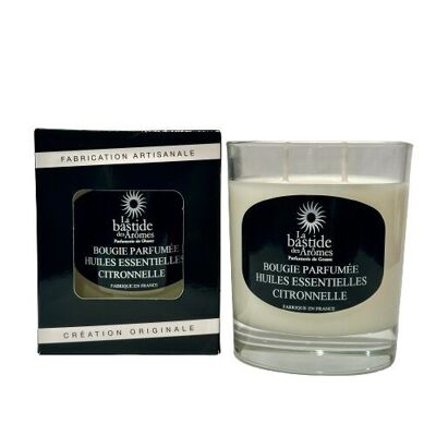 Lemongrass scented candle +/- 60 hours