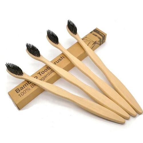 Bamboo Charcoal Toothbrush, Medium Bristles