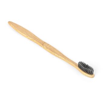 Brosse à dents en charbon de bambou, poils moyens 4