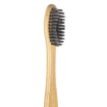 Brosse à dents en charbon de bambou, poils moyens 5
