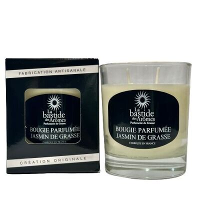 Bougie parfumée Jasmin de Grasse +/- 60 heures