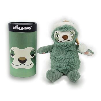 Peluche en boîte Petit Simply Chillos Le Paresseux 1